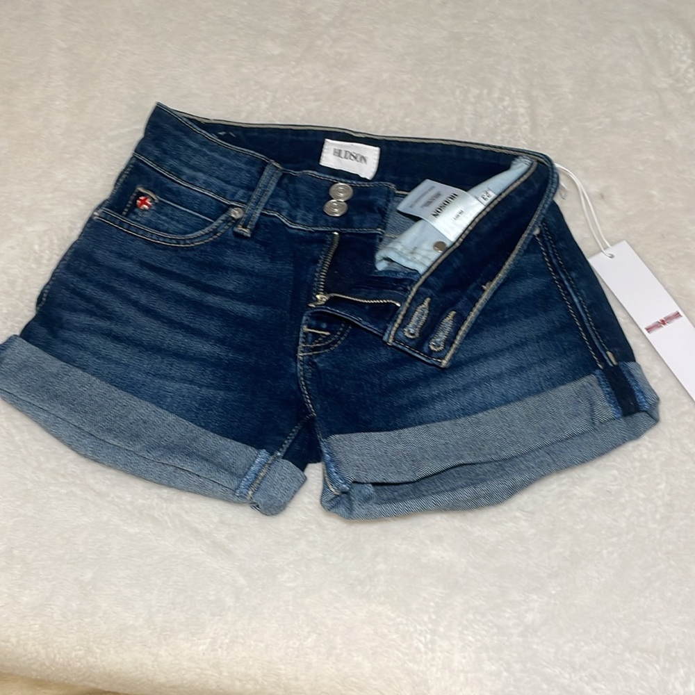 Hudson Jeans Rolled Cuff Denim Shorts NWT - Picture 7 of 8